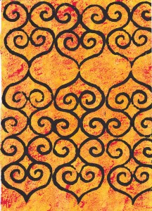 Indian block-print